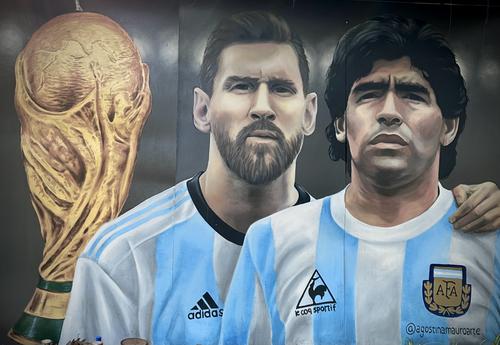 Messi y Maradona - Digital Art NFT